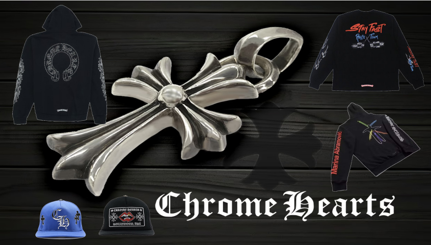 CHROME HEARTS(クロムハーツ) サイズ:XL ×MATTY Chomper Horseshoe 乗っける Hoodie マッティボーイ  チョンパーホースシューフーディ スウェット プルオーバーパーカー ブラック【中古】【程度B】【カラーブラック】【取扱店舗BRING仙台店】